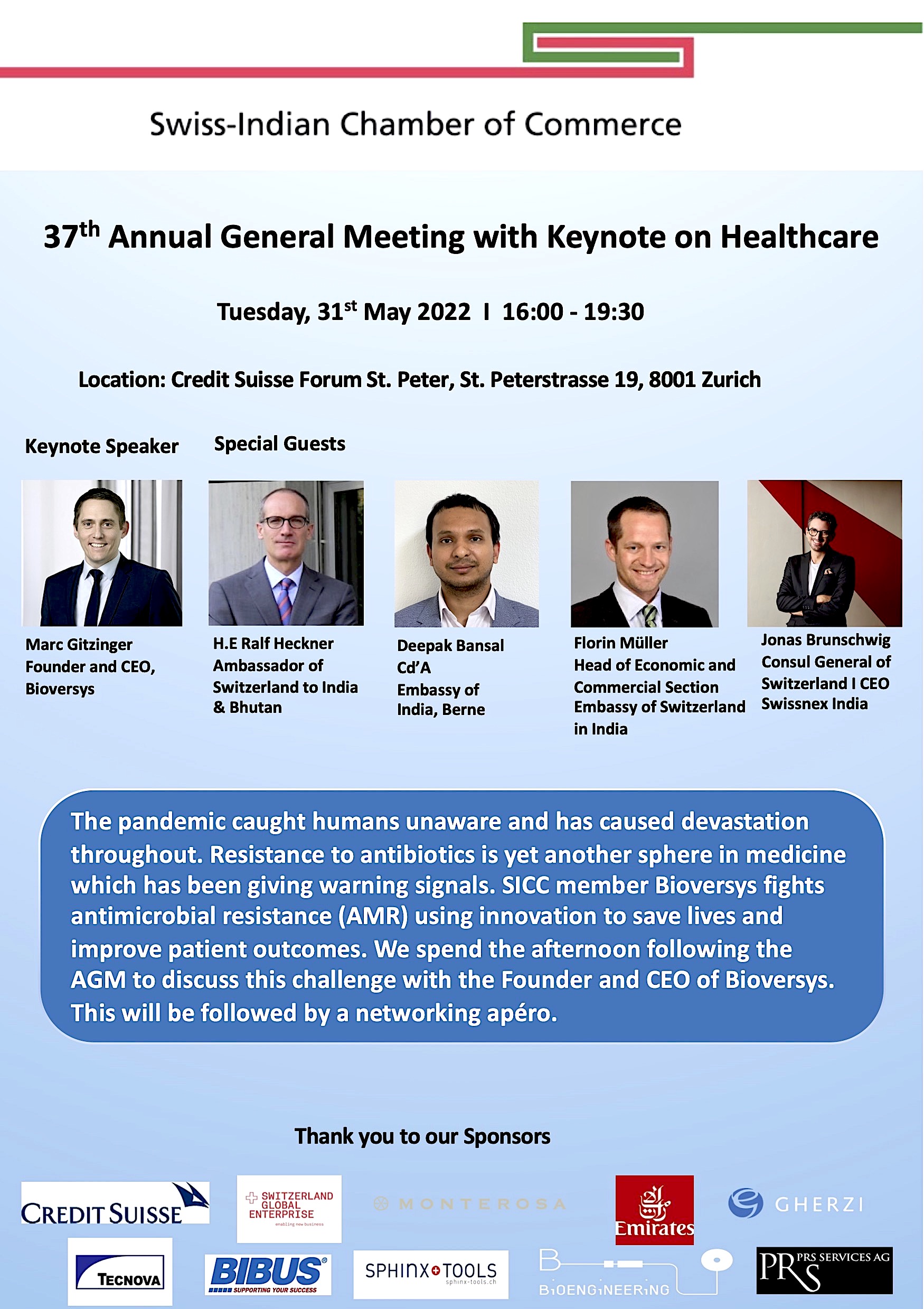 SICC 37th AGm with Keynote on Healthcare